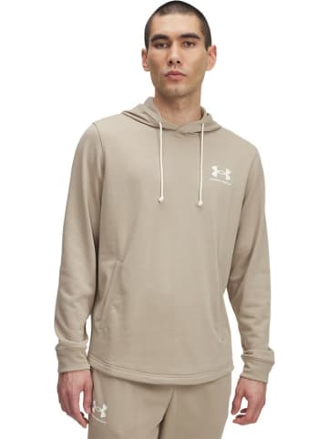 Under Armour Longsleeve "Rival Terry Lc Hd" in Braun