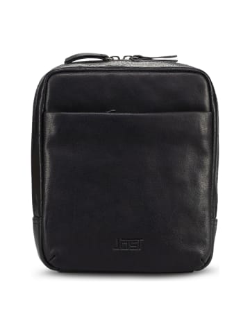 Jost Glasgow Umhängetasche XS RFID Schutz Leder 20 cm in black