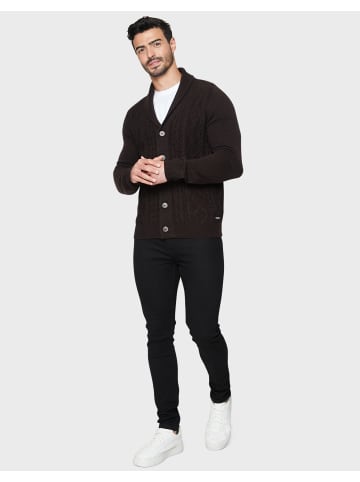 Threadbare Cardigan Shaw in Chocolate