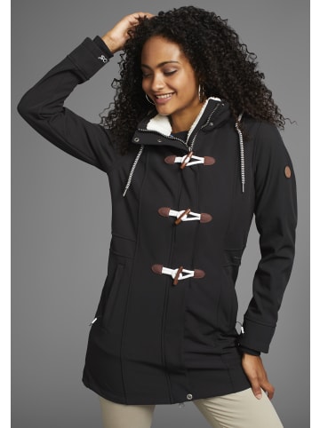 Kangaroos Softshelljacke in schwarz