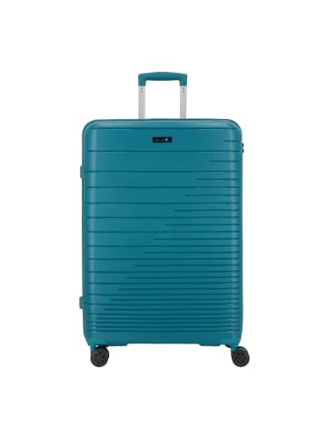 D&N Travel Line 4600 4 Rollen Trolley L 75 cm in petrol