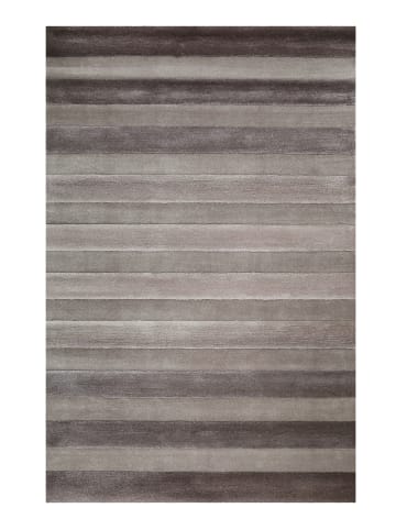 ESPRIT Kurzflorteppich Cross Walk in grau