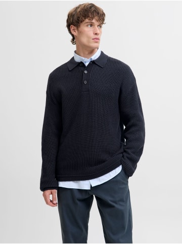 Jack & Jones Gestricktes Polo in Sky Captain