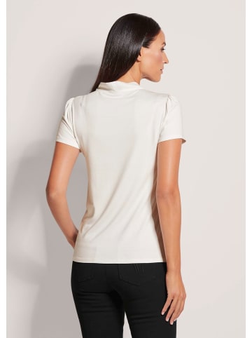 MADELEINE Kurzarmoberteil mit Schluppe in wollweiß