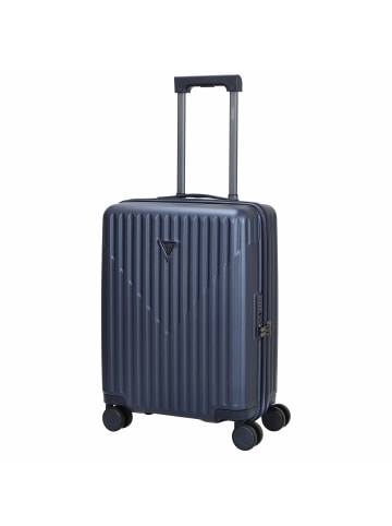 Guess Olbia - 4-Rollen Kabinentrolley S 55 cm (blue) in blau