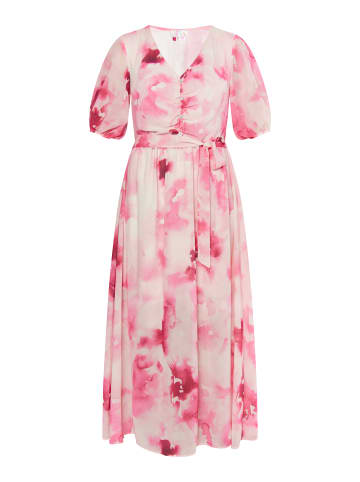 IZIA Damen Kleid in Pink Mehrfarbig
