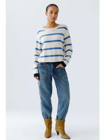 Oui Pullover in offwhite blue