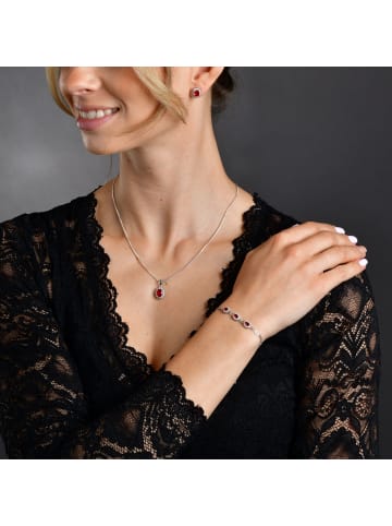 Adeliás Damen Anhänger aus 925 Silber mit Zirkonia in silber