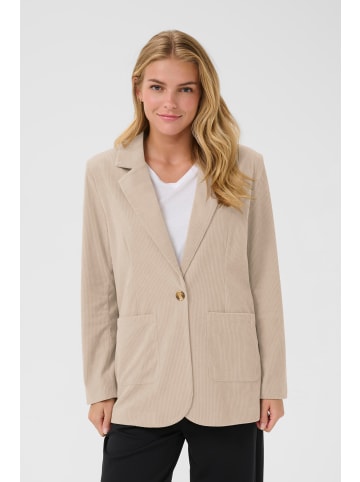 Cream Blazer CRKanna Straight fit in Cobblestone