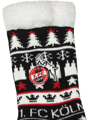 Fußballverein 1. FC Köln Socke "Hüttensocken Schwarz" in Schwarz