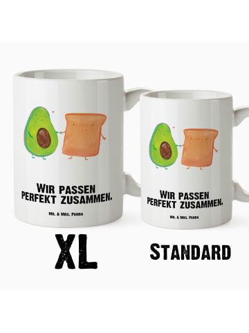 Mr. & Mrs. Panda Pott Avocado Toast mit Spruch in Weiß