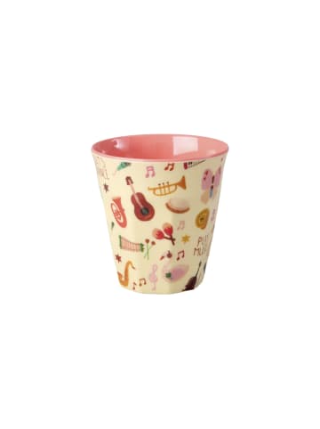 Rice Melaminbecher Music Band - Small in pink