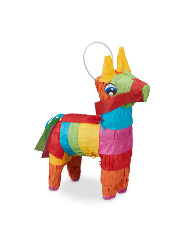 relaxdays Pinata "Esel" in Bunt