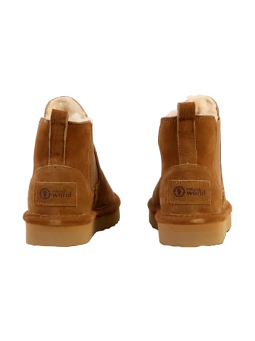 natural world Lederstiefeletten Braun