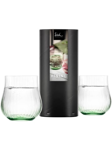 Eisch 2er Set Allroundbecher Rising 400 ml in Dunkelgrün