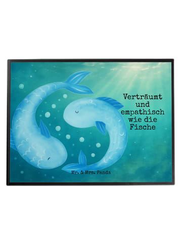 Mr. & Mrs. Panda Schreibunterlage Sternzeichen Fische Design mit... in Weiß