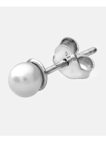 Diamant L'éternel Ohrstecker aus 375 Weißgold mit Perle