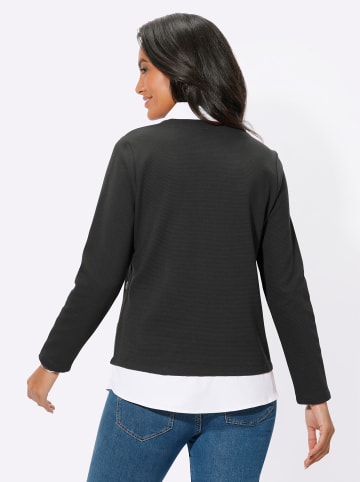 WITT WEIDEN 2-in-1-Shirt in graphit-weiß