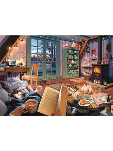 Ravensburger Ravensburger Puzzle 500 Teile Gemütliche Leseecke in bunt