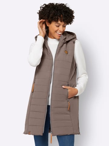 WITT WEIDEN Longweste in taupe