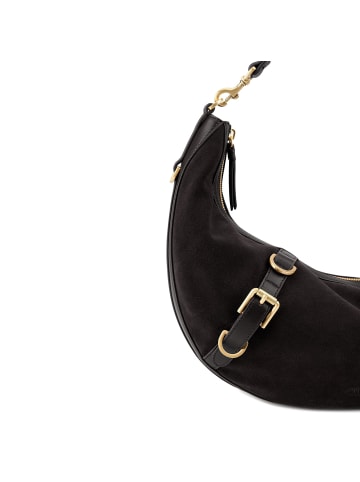 Les Visionnaires Enya Schultertasche Leder 46 cm in chocolate brown