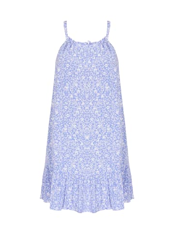 myMo Women Dress in blue white