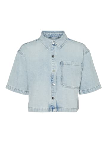 Vero Moda Jeansbluse in Light Blue Denim