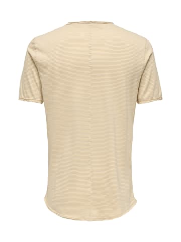 Only&Sons T-Shirt 'Benne' in hellbraun