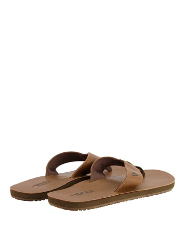 Reef Zehentrenner Sandale Leather Smoothy in Bronze Brown