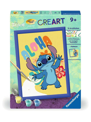 Ravensburger Malprodukte CreArt, Malen nach Zahlen Kinder - Disney Stitch Malen nach Zahlen Kinder Ab 9 Jahre in bunt