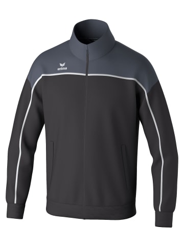 erima Trainingsjacke in black grey/slate grey/weiß