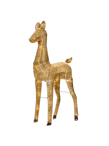 Beliani Dekofigur AKUREYRI in Gold - (W) 54 x (H) 110 x (L) 25 cm