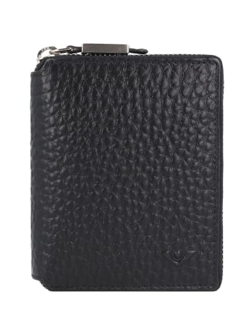VLD VOi Leather Design Hirsch Pia Geldbörse RFID Leder 10 cm in schwarz