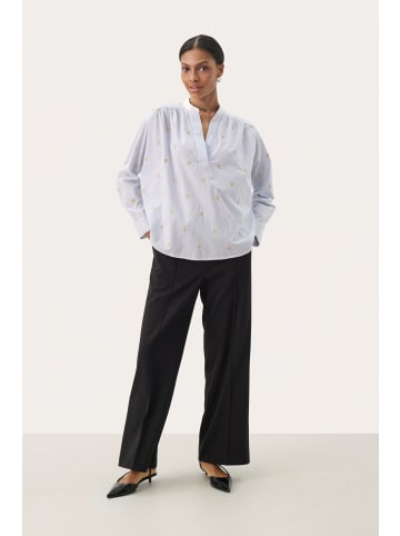 PART TWO Langarm-Bluse NatalePW Oversize fit in Heather Gold Embroidery