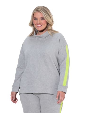 MIAMODA Sweatshirt in grau melange