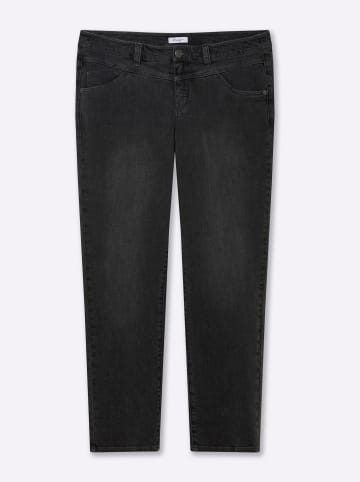 sheego Jeans in anthrazit-grey-denim