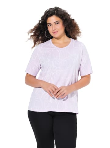 Ulla Popken Shirt in lavendel