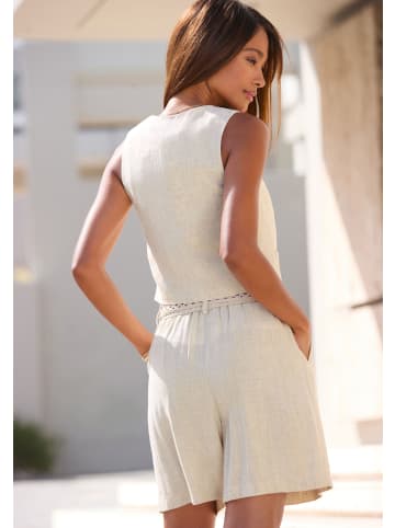 LASCANA Anzugweste in sand