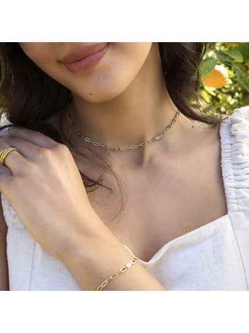 Noelani Kette mit Anhänger Silber 925, gelbvergoldet in Gold
