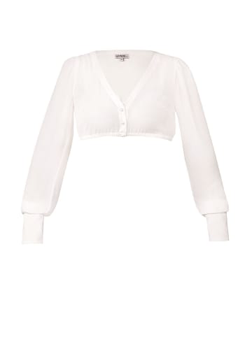 MarJo Dirndlbluse JACHENAU in offwhite