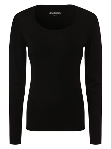 OPUS Langarmshirt Sorana in schwarz