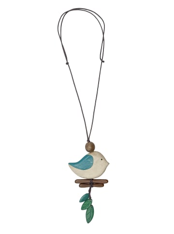 collezione alessandro Lange Kette " Birdy " in türkis