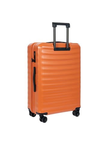 BRIC`s Nausicaa 4 Rollen Trolley M 69.5 cm mit Dehnfalte in orange