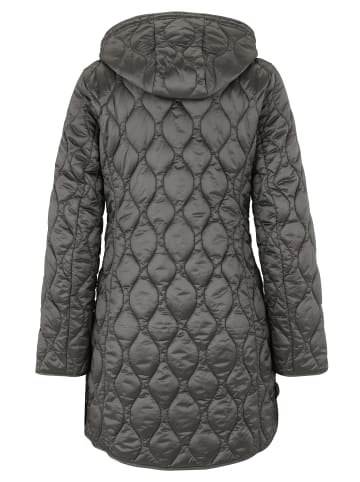 Betty Barclay Outdoorjacke mit abnehmbarer Kapuze in Dunkel Grau