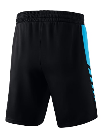 erima Six Wings Shorts in schwarz/curacao