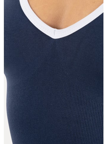 SMILODOX Sport Top Theda in Dunkelblau