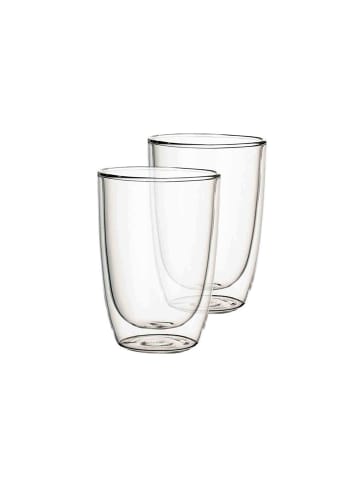 Villeroy & Boch 2er Set Becher Artesano Hot and Cold 390 ml in transparent