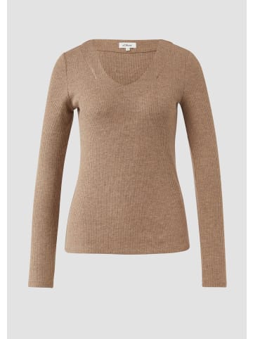 s.Oliver T-Shirt in 88W9_sandfarben