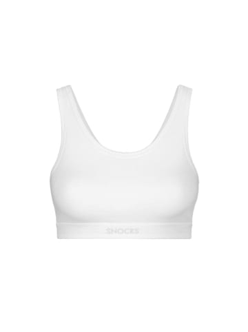SNOCKS Soft BH aus Bio-Baumwolle Weiß 1 Stück