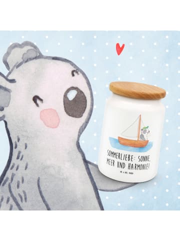 Mr. & Mrs. Panda Kaffeedose Sommerliebe mit Spruch in Weiß